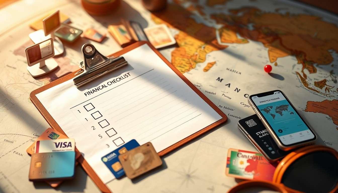Checklist financeiro para não ter surpresas durante a viagem