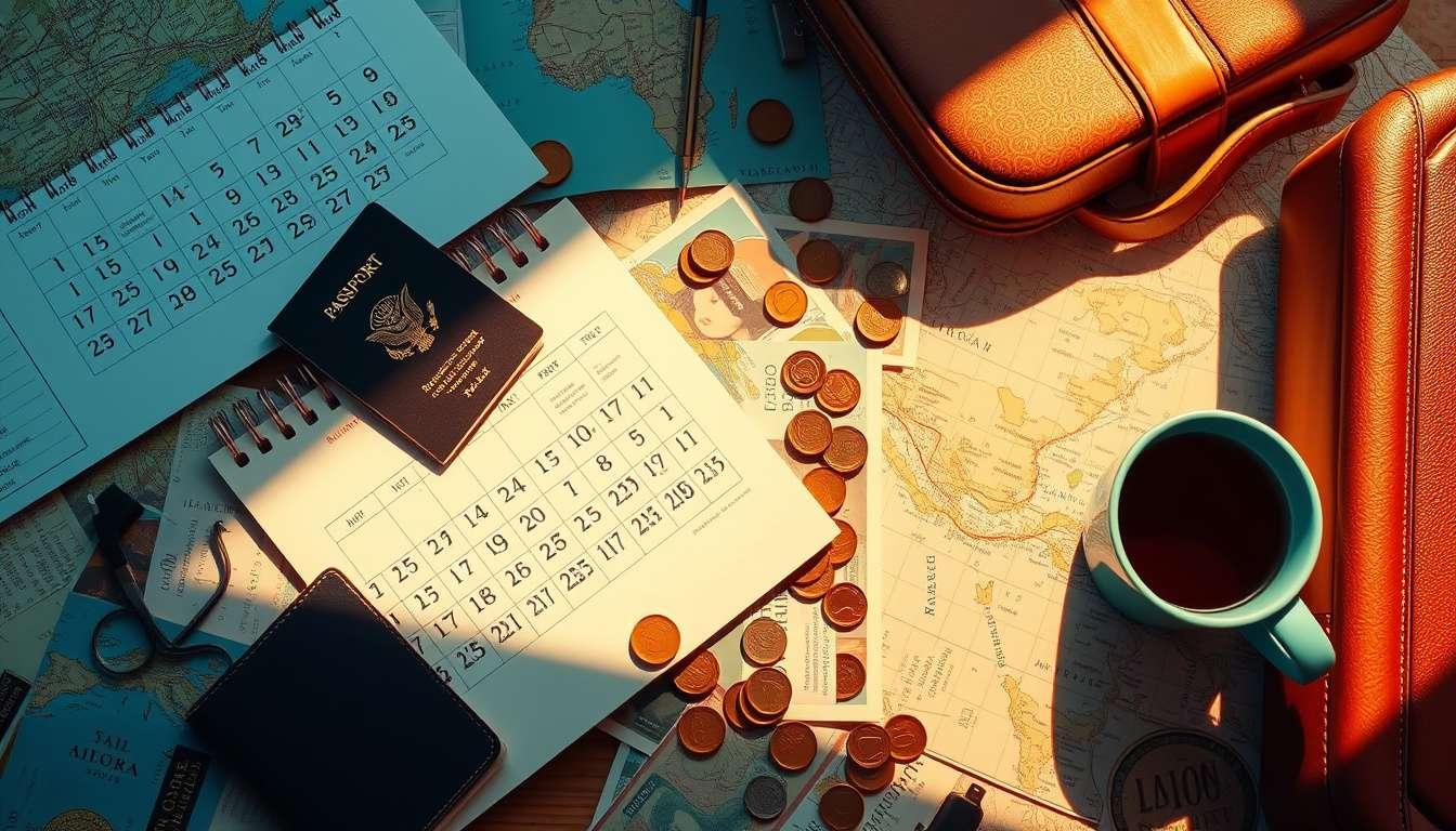 Planejamento anual de viagens: como se preparar financeiramente