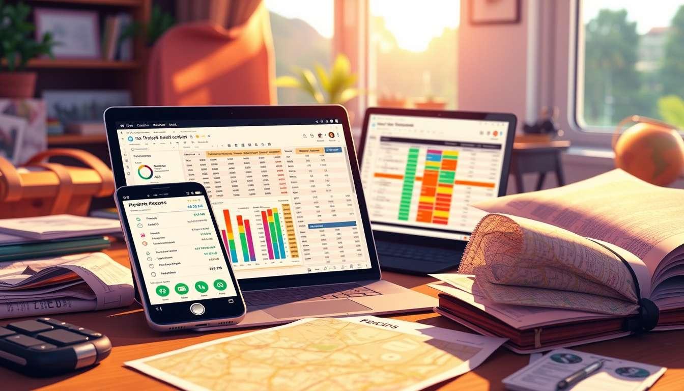 Como usar planilhas e apps para organizar os gastos da sua viagem